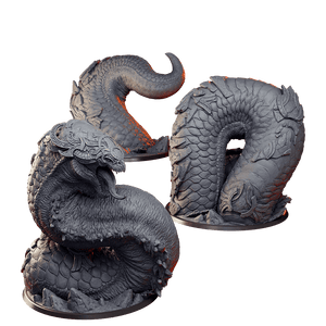 Jormungdr resin kit 75mm scale