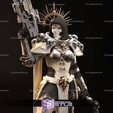 Death Sister – 1:6 Scale Grimdark Warrior Resin Sculpture